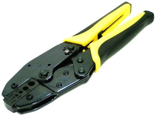 Ratchet Coaxial Crimping Tool HT-801G for RG58/59/62/174/ 140/316, RF195/240, Fiber optic